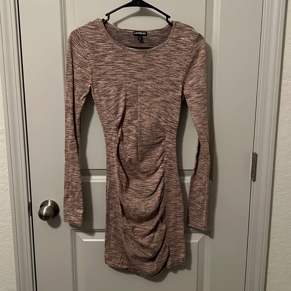 Express fitted mini dress